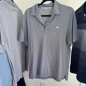 TravisMathew Striped Polo Golf